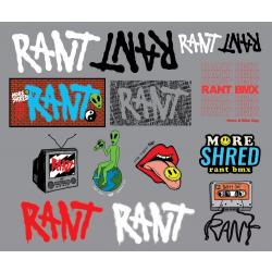 RANT More Shred Sticker Set - VK 10,95 EUR - NEW
