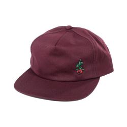 SUBROSA Rose Embroidered Hat maroon - VK 31,95 EUR - NEW