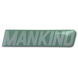 MANKIND Script Sticker white - VK 1,00 EUR