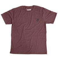SHADOW Undercover T-Shirt heather maroon - large - VK 38,95 EUR - NEW