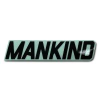 MANKIND Script Sticker black - VK 1,00 EUR
