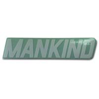 MANKIND Script Sticker white - VK 1,00 EUR